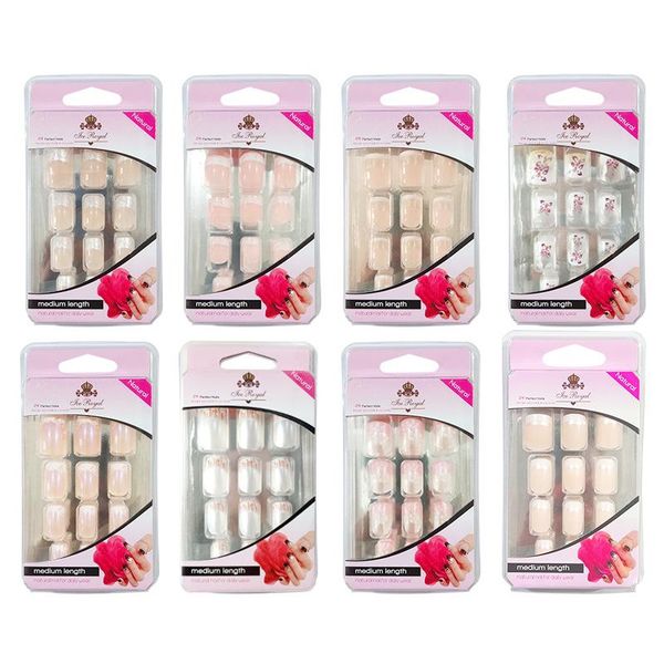 false nails 24pcs summer short natural french nail tips flower butterfly fake transparent full cover wear finger art, Red;gold
false nails 24pcs summer short natural french nail tips flower butterfly fake transparent full cover wear finger art, Red;gold