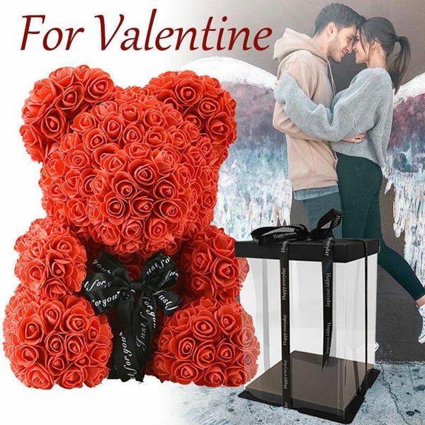 decorative flowers & wreaths 40cm rose bear simulation flower love heart artificial for wedding party valentines women gifts home decoration
decorative flowers & wreaths 40cm rose bear simulation flower love heart artificial for wedding party valentines women gifts home decoration