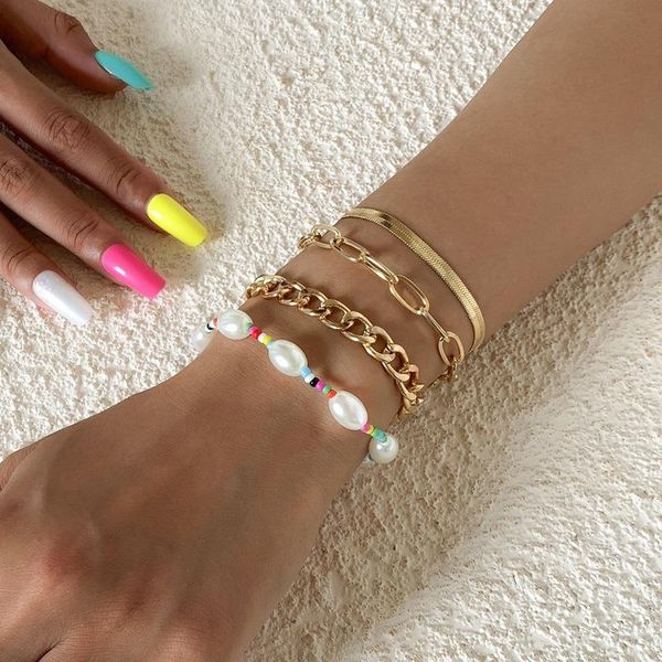 link, chain retro women bracelet fashion bracelets ladies artificial pearl elegant temperament lady wedding jewellery trendy metal armband, Black
link, chain retro women bracelet fashion bracelets ladies artificial pearl elegant temperament lady wedding jewellery trendy metal armband, Black