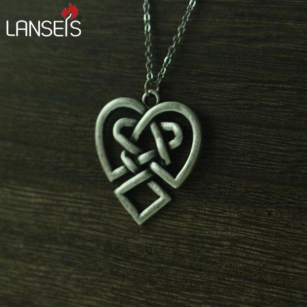 pendant necklaces lanseis 1pcs irish jewelry cekt knot heart necklace anniversary gifts collana pendente wicca charmed, Silver
pendant necklaces lanseis 1pcs irish jewelry cekt knot heart necklace anniversary gifts collana pendente wicca charmed, Silver