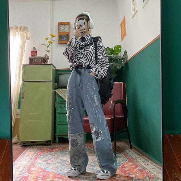 women's pants & capris streetwear hip hop vintage jeans womenletter print wide leg black yellowoversized loose long gothic denim women, Black;white
women's pants & capris streetwear hip hop vintage jeans womenletter print wide leg black yellowoversized loose long gothic denim women, Black;white