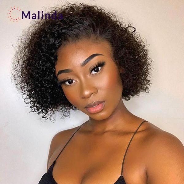 lace wigs curly human hair wig 13x4 front short bob for black women natural kinky brazilian, Black;brown
lace wigs curly human hair wig 13x4 front short bob for black women natural kinky brazilian, Black;brown