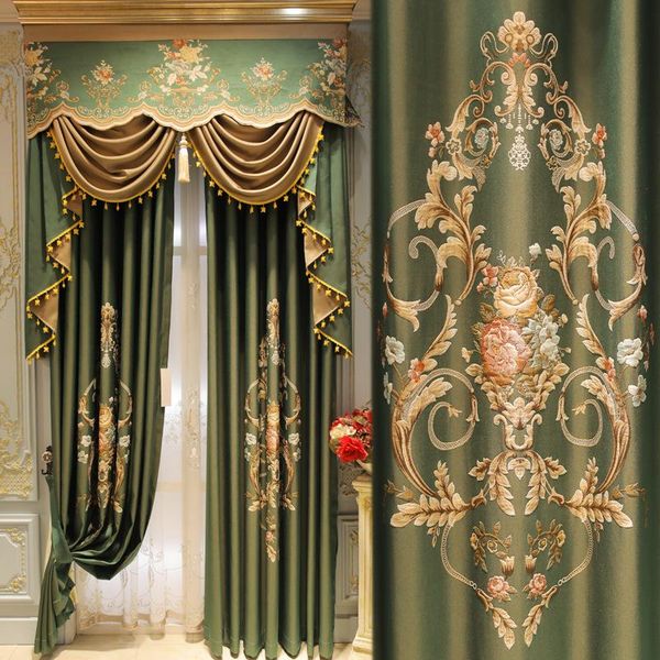 curtain & drapes high-grade velvet embroidered green curtains modern simple embroidery for living room bedroom classical
curtain & drapes high-grade velvet embroidered green curtains modern simple embroidery for living room bedroom classical