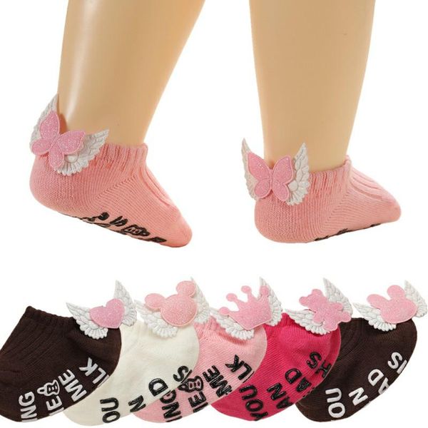 socks girl baby cartoon angel wings princess anti-slip born toddler children kids clothes, Pink;yellow
socks girl baby cartoon angel wings princess anti-slip born toddler children kids clothes, Pink;yellow