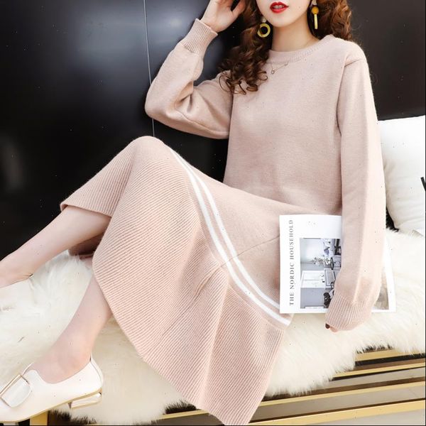 women sweater dress long autumn winter thick warm female dresses slim soft rib knitted dresses woman loose knitted sweater dress, White;black
women sweater dress long autumn winter thick warm female dresses slim soft rib knitted dresses woman loose knitted sweater dress, White;black