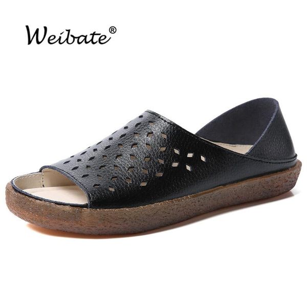 sandals weibate mom women summer hollow leather beef tendon bottom lightweight flat non-slip women's, Black
sandals weibate mom women summer hollow leather beef tendon bottom lightweight flat non-slip women's, Black
