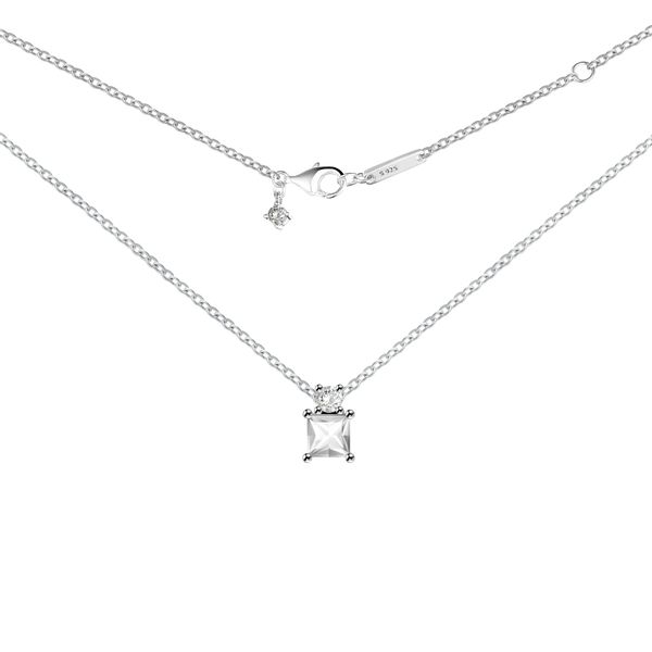sparkling collier round & square pendant necklace sterling silver jewelry woman diy snake chain fits original charms & beads
sparkling collier round & square pendant necklace sterling silver jewelry woman diy snake chain fits original charms & beads