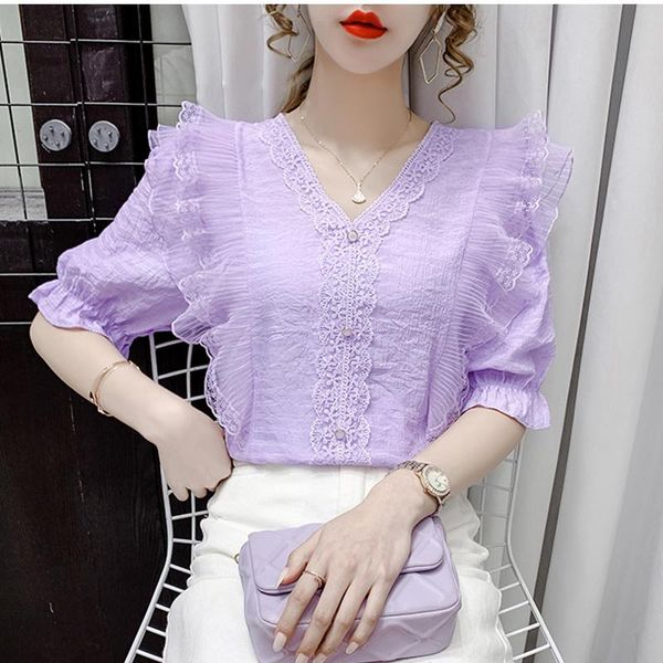 women's blouses & shirts #4797, White