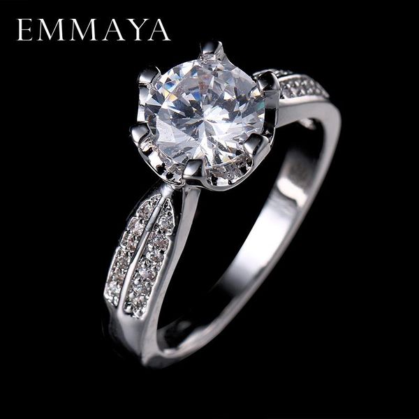 wedding rings emmaya white zircon 6 prong setting woman ring size 7 8 9 fashion wholesale jewelry, Slivery;golden
wedding rings emmaya white zircon 6 prong setting woman ring size 7 8 9 fashion wholesale jewelry, Slivery;golden