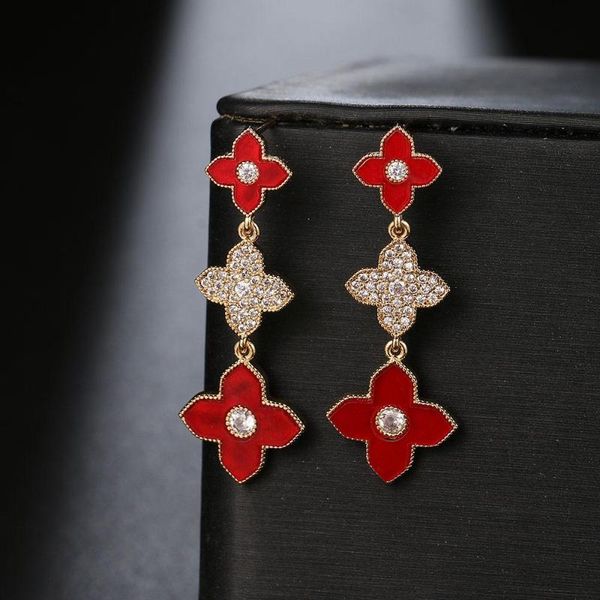 stud women's plant flower earrings 3a zircon temperament fashionable jewelry, Golden;silver
stud women's plant flower earrings 3a zircon temperament fashionable jewelry, Golden;silver
