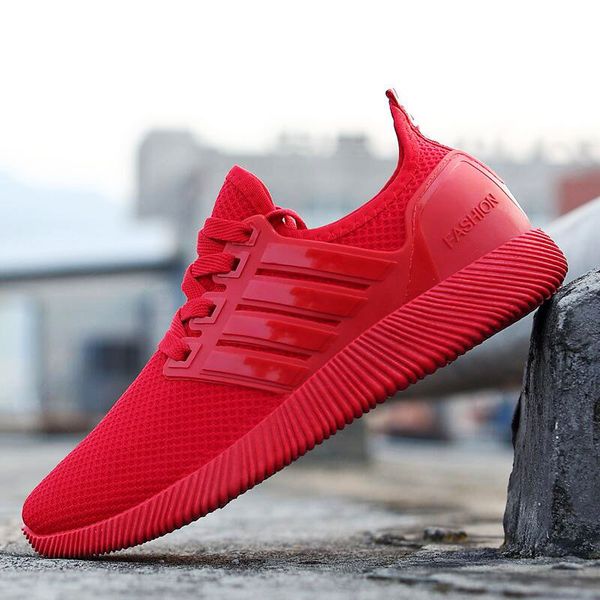 breathable sneakers couple flying woven mesh solid color casual shoes outdoors running shoes zapatillas mujer, Black
breathable sneakers couple flying woven mesh solid color casual shoes outdoors running shoes zapatillas mujer, Black