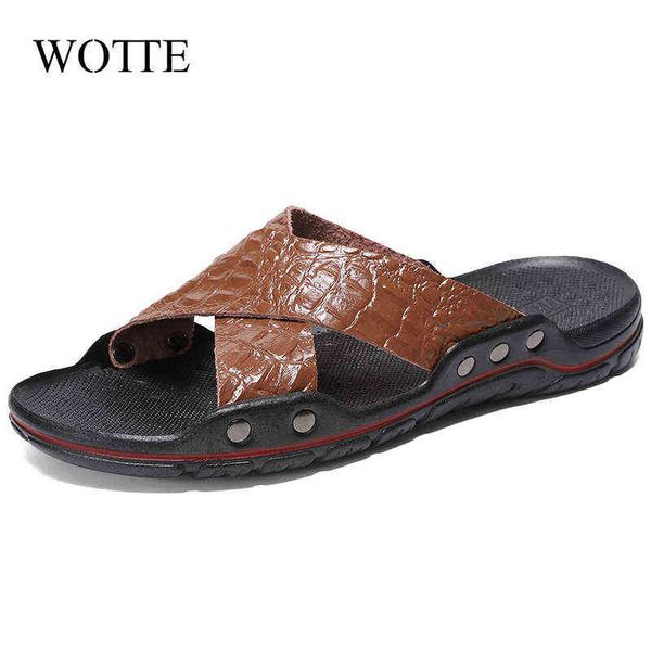 slippers slippers men summer men sandals split leather casual beach flip flops shoes non slip indoor slippers 220308, Black
slippers slippers men summer men sandals split leather casual beach flip flops shoes non slip indoor slippers 220308, Black