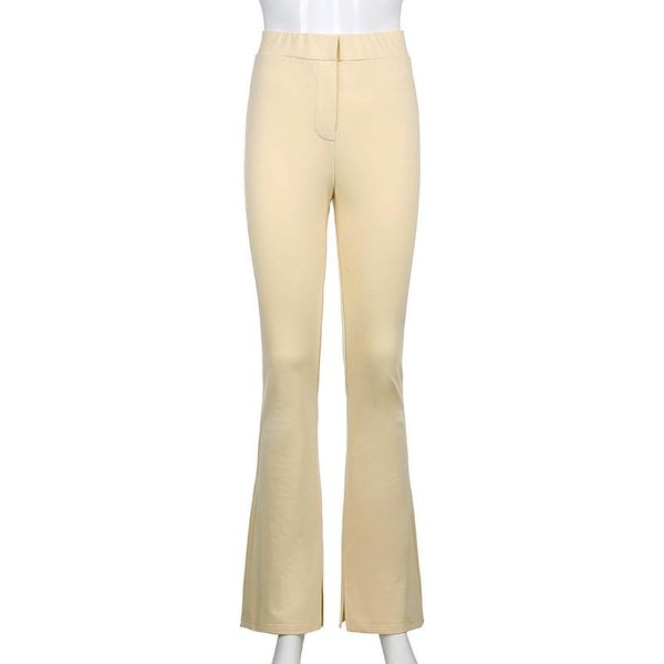 women's pants & capris for women style ladies solid color show leg length fashion girl high waist tight-fitting slit trousers, Black;white
women's pants & capris for women style ladies solid color show leg length fashion girl high waist tight-fitting slit trousers, Black;white