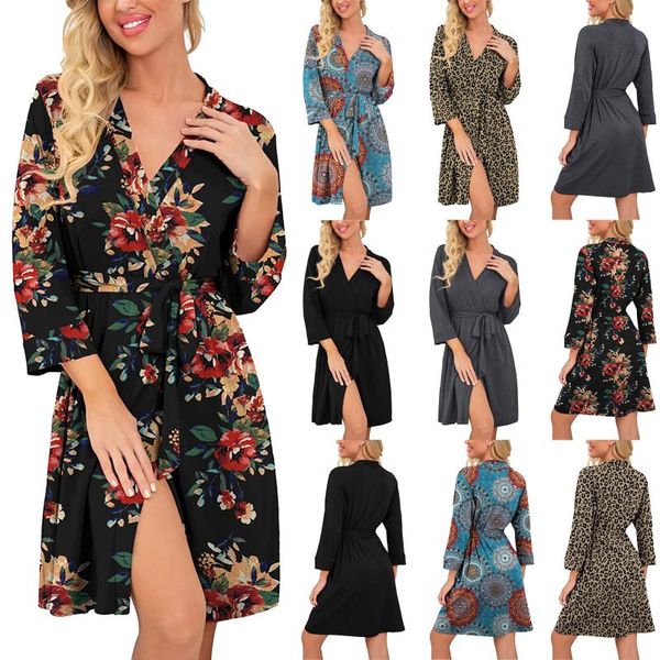 casual dresses women sleepwear female plus size bandage nightgown short sleeve ladies soft sleepshirt pleated floral dress vestidos, Black;gray
casual dresses women sleepwear female plus size bandage nightgown short sleeve ladies soft sleepshirt pleated floral dress vestidos, Black;gray