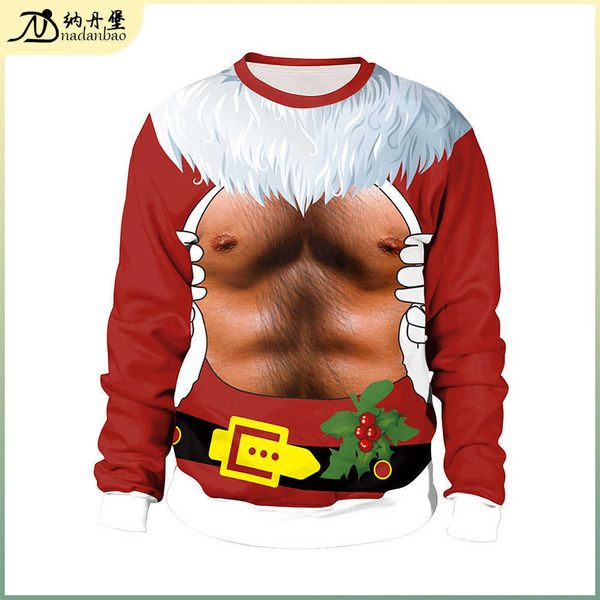 sweater cosplay funny 3d printed round neck long sleeve couple sweater, Black
sweater cosplay funny 3d printed round neck long sleeve couple sweater, Black