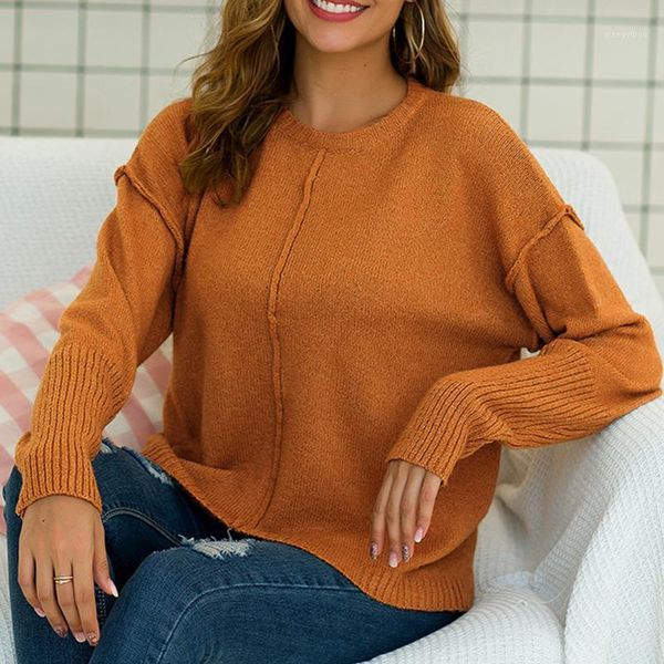 women's sweaters knitted woman oversize fashion 2021 autumn winter long sleeve pullover loose jumpers khaki for women, White;black
women's sweaters knitted woman oversize fashion 2021 autumn winter long sleeve pullover loose jumpers khaki for women, White;black