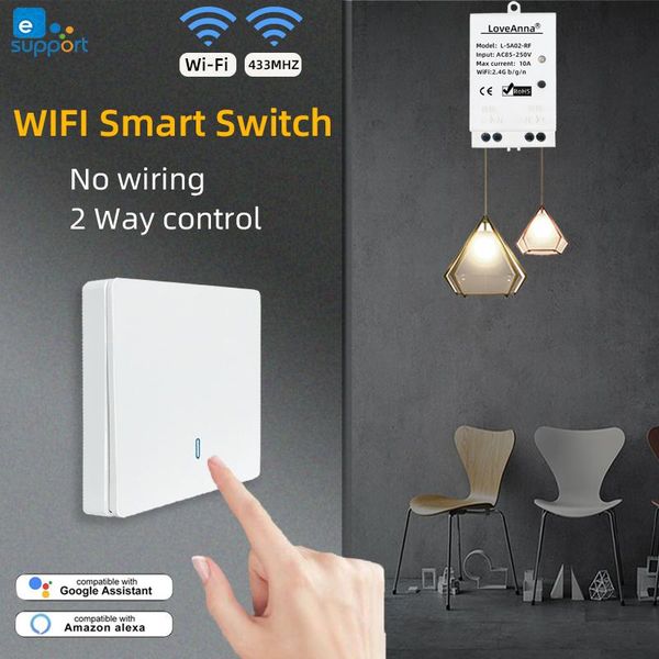 smart home control ewelink diy wifi light switch rf433 wireless universal breaker timer remote works with alexa google
smart home control ewelink diy wifi light switch rf433 wireless universal breaker timer remote works with alexa google