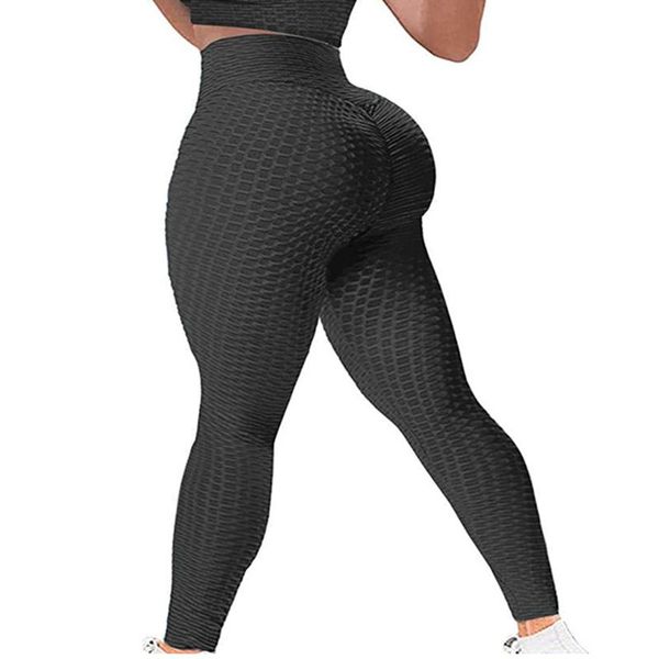 women's leggings seamless fitness plus size women bubble bupush up legging slim high waist, Black
women's leggings seamless fitness plus size women bubble bupush up legging slim high waist, Black