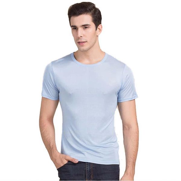 100% pure silk man's t-shirts short sleeve o neck man casual wild solid 6 colors male tee sweater shirts, White;black
100% pure silk man's t-shirts short sleeve o neck man casual wild solid 6 colors male tee sweater shirts, White;black