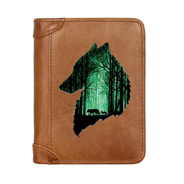 wallets mysterious forest wolf male genuine leather men wallet credit business card holders purses women money bag, Red;black
wallets mysterious forest wolf male genuine leather men wallet credit business card holders purses women money bag, Red;black