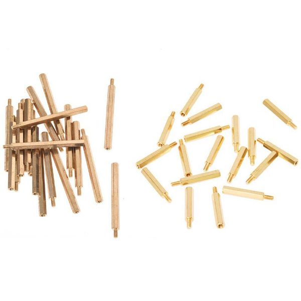 20 pcs m3 male x m3 female hexagonal thread pcb standoff spacer 50mm body length & 20 pcs 25mm
20 pcs m3 male x m3 female hexagonal thread pcb standoff spacer 50mm body length & 20 pcs 25mm