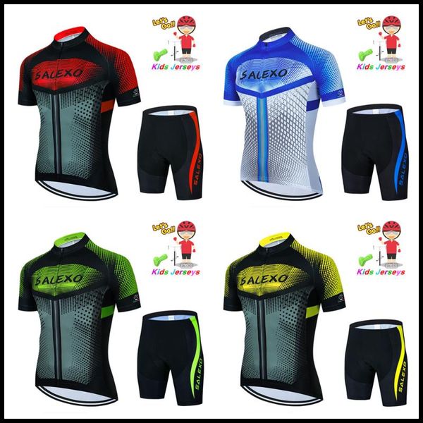 racing sets 2021 breathable kids cycling jersey set short sleeve shorts fluorescent pink boy girls bike clothing children summer bicycle, Black;blue
racing sets 2021 breathable kids cycling jersey set short sleeve shorts fluorescent pink boy girls bike clothing children summer bicycle, Black;blue