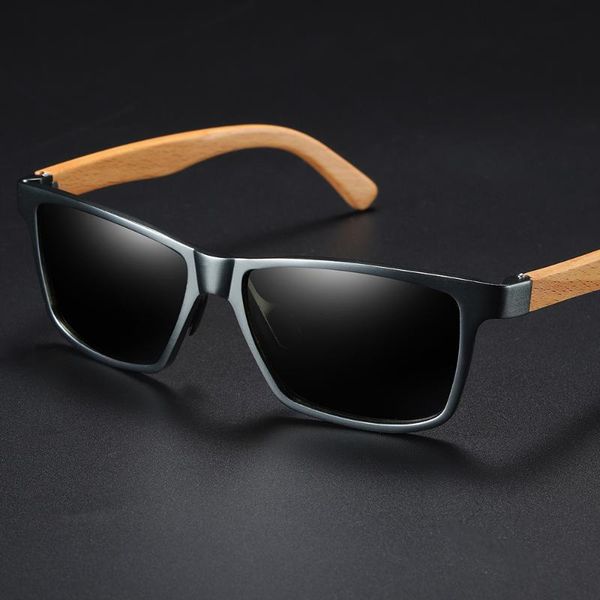sunglasses grey metal square frame bamboo wood italy design uv 400 protection for man, White;black
sunglasses grey metal square frame bamboo wood italy design uv 400 protection for man, White;black