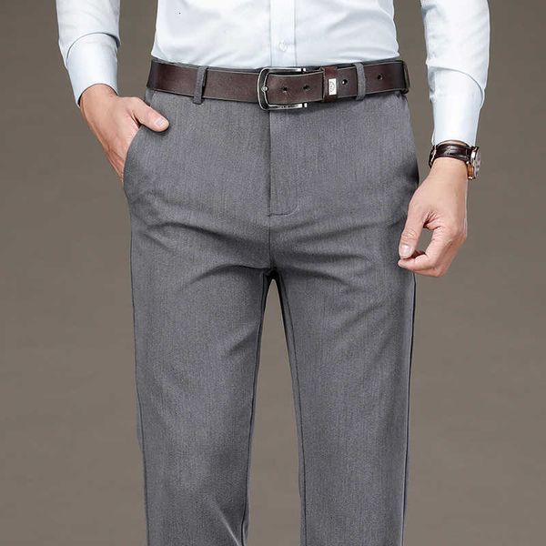 men's pants autumn gray straight-leg business casual classic style stretch fabrics comfortable male brand clothes 3ja7, Black
men's pants autumn gray straight-leg business casual classic style stretch fabrics comfortable male brand clothes 3ja7, Black