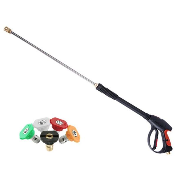 watering equipments kkmoon pressure washer gun power with 21 inch extension wand, 5 nozzle tips, m22-14mm fitting, 4000 psi
watering equipments kkmoon pressure washer gun power with 21 inch extension wand, 5 nozzle tips, m22-14mm fitting, 4000 psi
