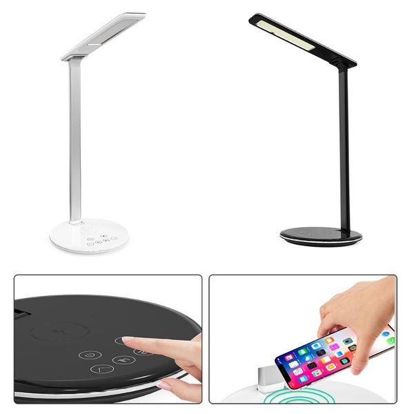 10w led desk lamp with phone wireless charger usb output port adjustable light flexible modern office table light
10w led desk lamp with phone wireless charger usb output port adjustable light flexible modern office table light
