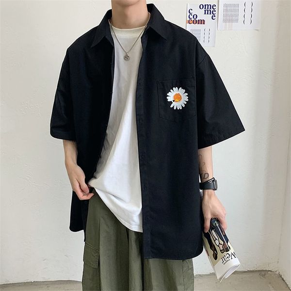 privathinker men's cotton printed shirt fashion casual oversize korean streetwear man clothing 210809, White;black
privathinker men's cotton printed shirt fashion casual oversize korean streetwear man clothing 210809, White;black