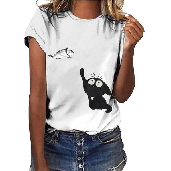 camisetas verano mujer 2021 cat catching fish lovely women cotton t shirts harajuku cotton graphic tees chemise femme, White
camisetas verano mujer 2021 cat catching fish lovely women cotton t shirts harajuku cotton graphic tees chemise femme, White