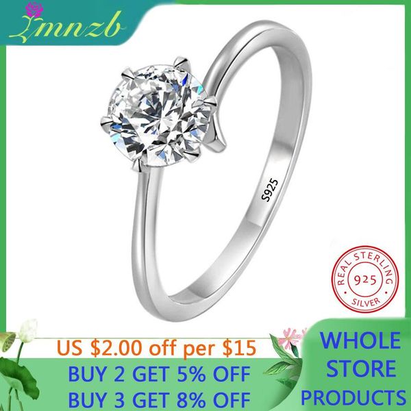 cluster rings lmnzb elegant solitaire ring genuine 925 sterling silver wedding for women 6mm 1 cz diamant engagement lr404, Golden;silver
cluster rings lmnzb elegant solitaire ring genuine 925 sterling silver wedding for women 6mm 1 cz diamant engagement lr404, Golden;silver