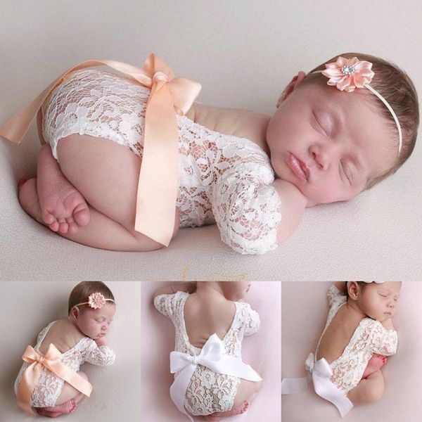 rompers born infant boys girls lace bodysuits po clothing bow hair band set pography props+headband 2pcs, Blue
rompers born infant boys girls lace bodysuits po clothing bow hair band set pography props+headband 2pcs, Blue