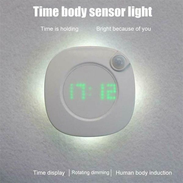 led smart night light human body induction time display magnetic wall lamp for bedroom ja55
led smart night light human body induction time display magnetic wall lamp for bedroom ja55