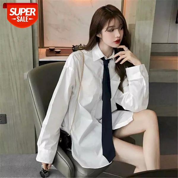 women clothes blouses design sense college style tie white shirt 2020 spring loose slim long-sleeved bottoming shirt clothes #b03h
women clothes blouses design sense college style tie white shirt 2020 spring loose slim long-sleeved bottoming shirt clothes #b03h