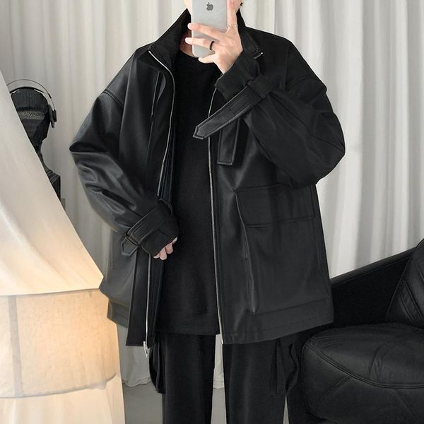 women's leather & faux 2021 autumn women pu jacket female zipper coat black punk basic ladies long sleeve outwear q239
women's leather & faux 2021 autumn women pu jacket female zipper coat black punk basic ladies long sleeve outwear q239