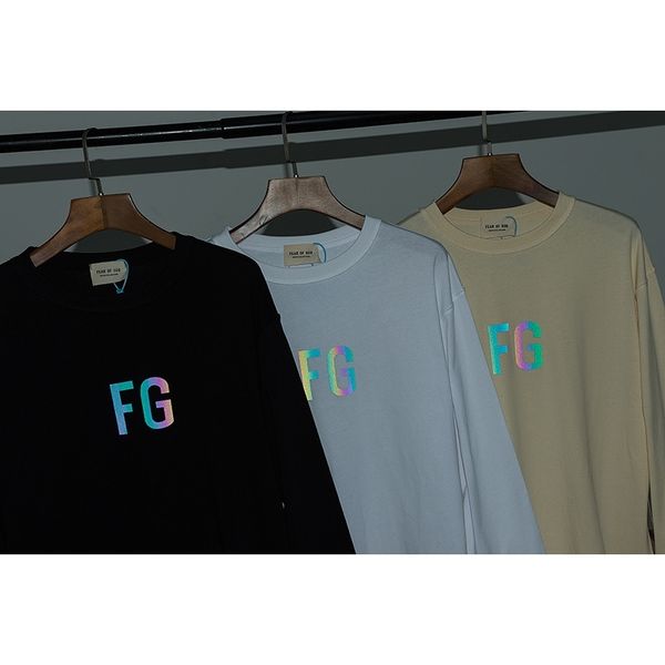 chao brand fog season 6 main line fg reflective printing long sleeve t-shirt6mj3, White;black
chao brand fog season 6 main line fg reflective printing long sleeve t-shirt6mj3, White;black