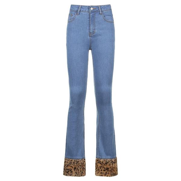 women's jeans european-style leopard ribbons stitching slim micro-speaker high waist female 2021 denim trousers, Blue
women's jeans european-style leopard ribbons stitching slim micro-speaker high waist female 2021 denim trousers, Blue