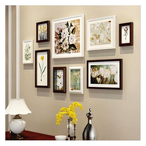 frames 9 pcs/set europe modern style wooden po frame wall set creative combination picture
frames 9 pcs/set europe modern style wooden po frame wall set creative combination picture