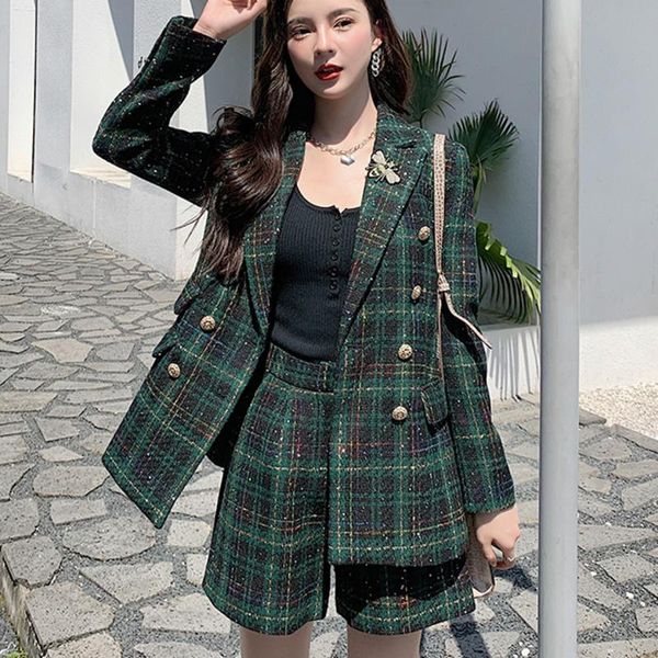 women's tracksuits vintage tweed 2-piece set, wool jacket, coat and pants, autumn, high quality, Gray
women's tracksuits vintage tweed 2-piece set, wool jacket, coat and pants, autumn, high quality, Gray
