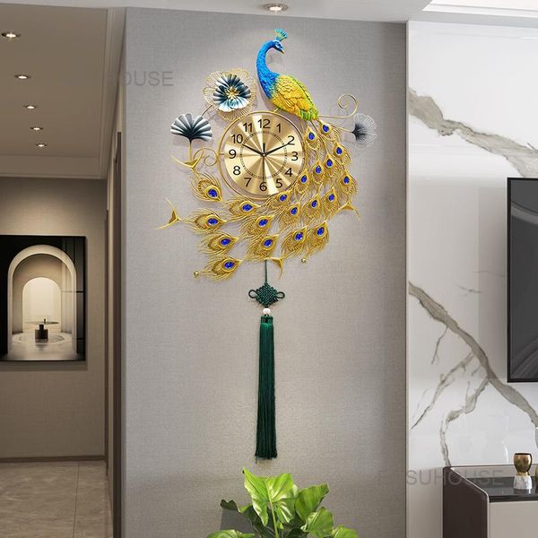 wall clocks chinese clock family living room style simple decoration silent creative art peacock
wall clocks chinese clock family living room style simple decoration silent creative art peacock