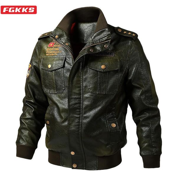 men's fur & faux fgkks brand men stand leather jacket high street letters casual jackets windproof biker male, Black
men's fur & faux fgkks brand men stand leather jacket high street letters casual jackets windproof biker male, Black