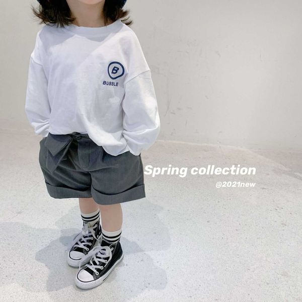 spring new boys edition korean 2021 and girls printed letter t-shirt children's round neck long sleeve, Black;white
spring new boys edition korean 2021 and girls printed letter t-shirt children's round neck long sleeve, Black;white