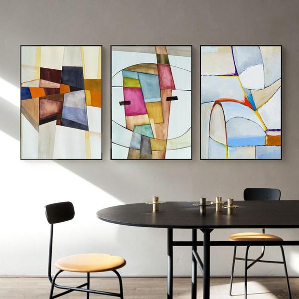 paintings modern minimalist creative geometric poster abstract home decoration european retro hand-painted color block frameless painting
paintings modern minimalist creative geometric poster abstract home decoration european retro hand-painted color block frameless painting