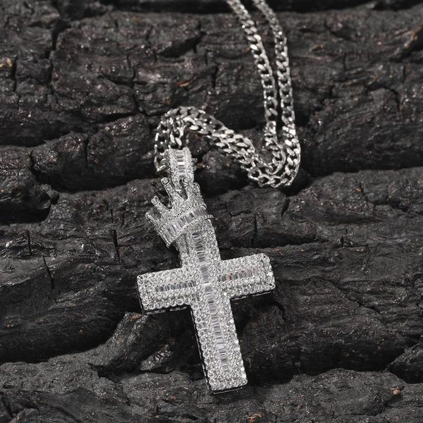 pendant necklaces fashion crown cross round pendants iced out cubic zircon hip hop religion sign collier gift jewelry, Silver
pendant necklaces fashion crown cross round pendants iced out cubic zircon hip hop religion sign collier gift jewelry, Silver