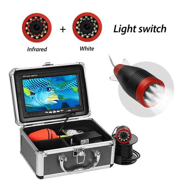 fish finder underwater camera 7'' 1000tvl waterproof fishing camera with dual mode led light withe/infrared for fishing
fish finder underwater camera 7'' 1000tvl waterproof fishing camera with dual mode led light withe/infrared for fishing