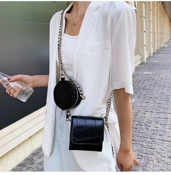 evening bags 2pcs set women bag alligator pattern chain crossbody fashion leather round purse small shoulder women's hobo handbag
evening bags 2pcs set women bag alligator pattern chain crossbody fashion leather round purse small shoulder women's hobo handbag