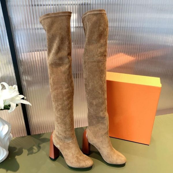 boots over-the-knee stretch women shoes winter natural kid suede long zip super high heels designer botas de mujer, Black
boots over-the-knee stretch women shoes winter natural kid suede long zip super high heels designer botas de mujer, Black
