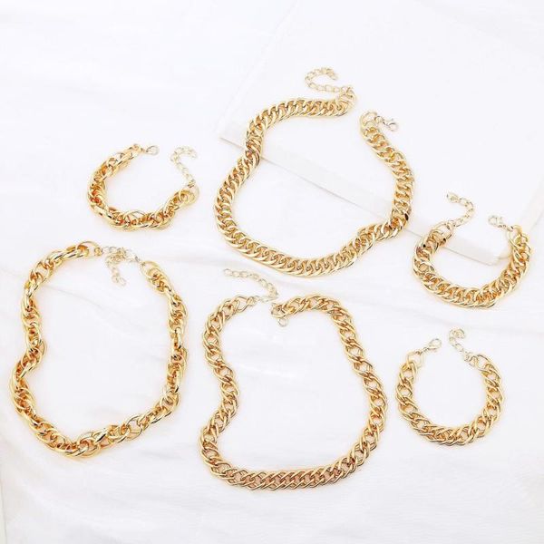 chokers punk figaro chain choker necklace for women collar jewelry gold color thick big chocker 2021, Golden;silver
chokers punk figaro chain choker necklace for women collar jewelry gold color thick big chocker 2021, Golden;silver